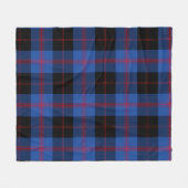 Maule Modem Plaid Fleece Deken (Voorkant (Horizontaal))