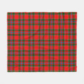 Maule Rode Plaid Fleece Deken (Voorkant (Horizontaal))