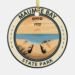 Maumee Bay State Park Ohio Keramisch Ornament