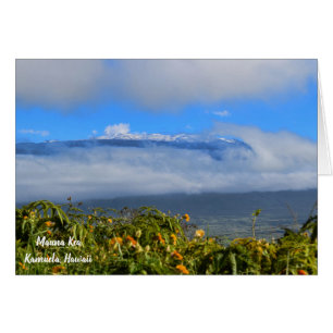 Mauna Kea avec la neige