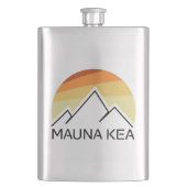 Mauna Kea Hawaii Retro Flacon (Voorkant)