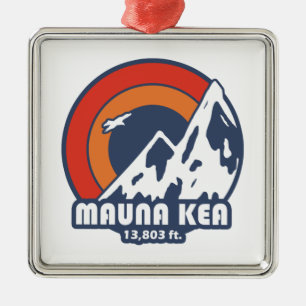 Mauna Kea Hawaii Sun Eagle Metalen Ornament