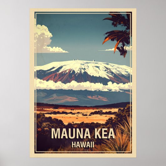 Mauna Kea Hawaii V02 Poster (Voorkant)