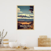 Mauna Kea Hawaii V02 Poster (Keuken)