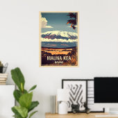 Mauna Kea Hawaii V02 Poster (Thuiskantoor)