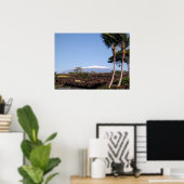 Mauna Kea-Poster met sneeuwgemap Poster (Thuiskantoor)