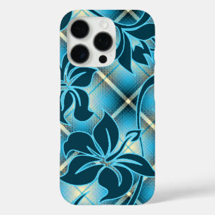Mauna Loa Hawaiian Hibiscus Pset Blauwgroen iPhone 16 Pro Hoesje