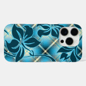 Mauna Loa Hawaiian Hibiscus Pset Blauwgroen Case-Mate iPhone Case (Achterkant (horizontaal))