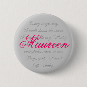 Maureen Ronde Button 5,7 Cm