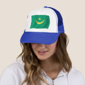 Mauretanië Vlag Hoed Trucker Pet (In situ)