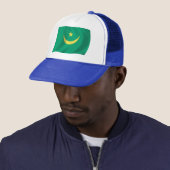 Mauretanië Vlag Hoed Trucker Pet (In situ)