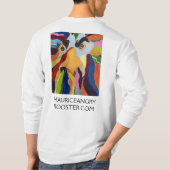 Maurice Fore en Aft T-shirt met lange mouwen (Achterkant)