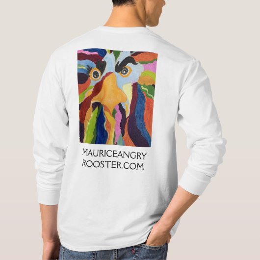 Maurice Fore en Aft T-shirt met lange mouwen (Achterkant)