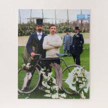 Maurice Garin Winnaar Paris-Roubaix 1898 Kleur Red