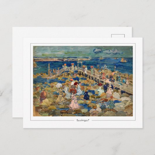 Maurice Prendergast #159 - Briefkaart voor Schone (Voorkant / Achterkant)