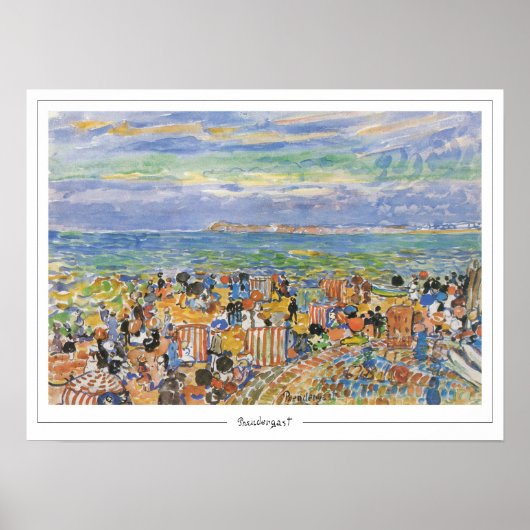 Maurice Prendergast Affiche d'art Zedign #160 (Devant)