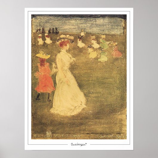 Maurice Prendergast Affiche d'art Zedign #425 (Devant)