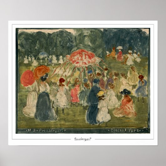 Maurice Prendergast Affiche d'art Zedign #593 (Devant)