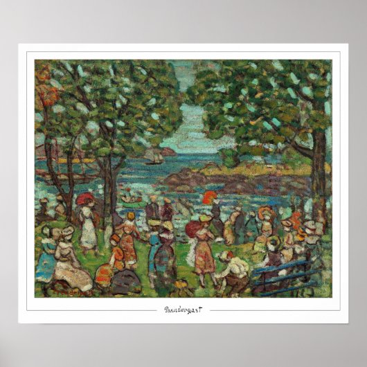 Maurice Prendergast Affiche Zedign Art #24 (Devant)