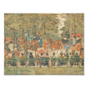 Maurice Prendergast - Central Park, 1901 Foto Afdruk