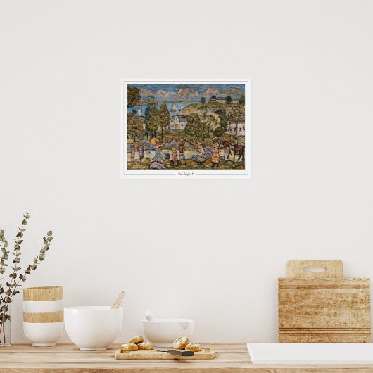 Maurice Prendergast Poster d'art Zedign #10 (Cuisine)