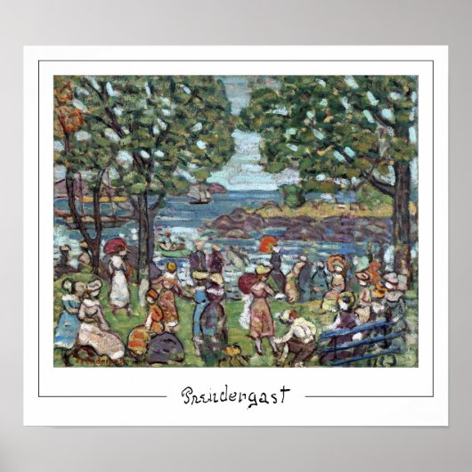 Maurice Prendergast Poster d'art Zedign #4 (Devant)