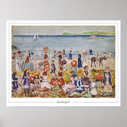 Maurice Prendergast Poster d'art Zedign #9 (Devant)