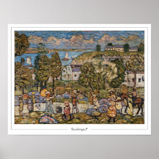 Maurice Prendergast Zedign Affiche d'art #10 (Devant)