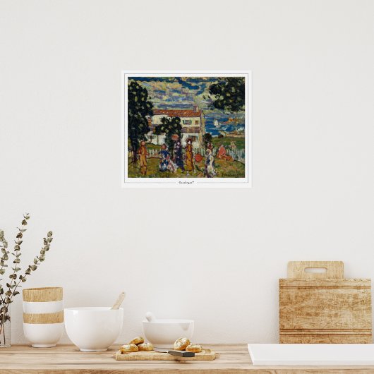 Maurice Prendergast Zedign Poster d'art #569 (Cuisine)