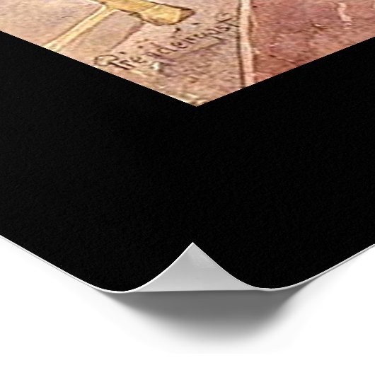 Maurice Prendergast's Venetian Canal Scene Poster (Hoek)