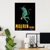 Maurin Quina Absinthe Adverteren Poster (Thuiskantoor)