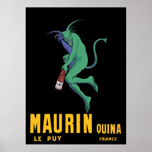 Maurin Quina Absinthe Adverteren Poster