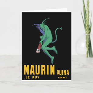 Maurin Quina - Cappiello 1906 - Absinthe Apertif Kaart