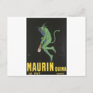 MAURIN QUINA liquor label lg Briefkaart