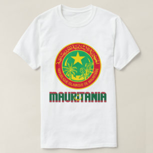 Mauritaanse vlag en wapenschild t-shirt