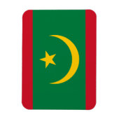 Mauritaanse vlag magneet (Verticaal)