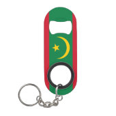 Mauritaanse vlag mini flessenopener (Voorkant)