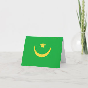 Mauritaanse Vlag Notitiekaart