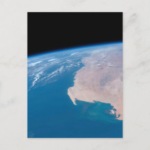 Mauritanië en de Westerne Sahara voor de kust van Briefkaart