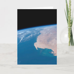 Mauritanië en de Westerne Sahara voor de kust van  Kaart