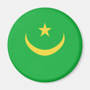 Mauritanië Fisheye Vlag Magneet