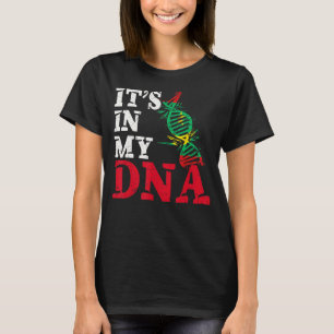 Mauritanië is in mijn DNA Mauritaanse vlag Maurita T-shirt