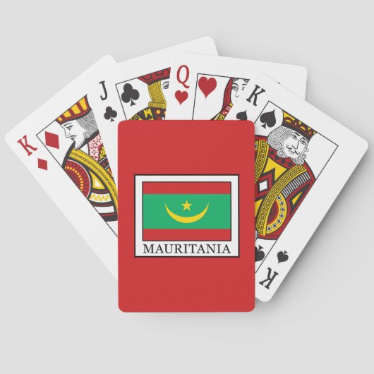 Mauritanië Pokerkaarten (Achterkant)