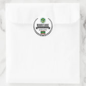 Mauritanië Ronde Sticker (Tas)