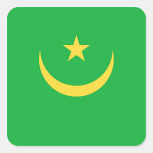 Mauritanië Vlag Sticker