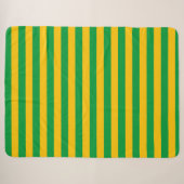 Mauritanië vlag strepen land symbool groen geel sherpa deken (Voorkant (horizontaal))