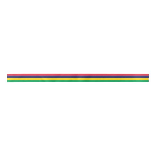Mauritiaanse vlag en Mauritius reizen, vakantie/sp Lint (Voorkant)