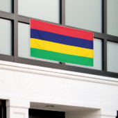 Mauritiaanse vlag spandoek (Buitenkant Gebouw)