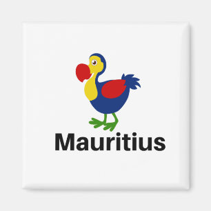 Mauritian Dodo Bird Bright en kleurrijk Magneet