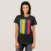 Mauritian Flag Mauritius T-shirt (Voorkant volledig)